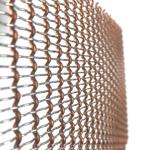 Polished Silver Decorative Square Hole Grille Panels For Eco Friendly Residentia