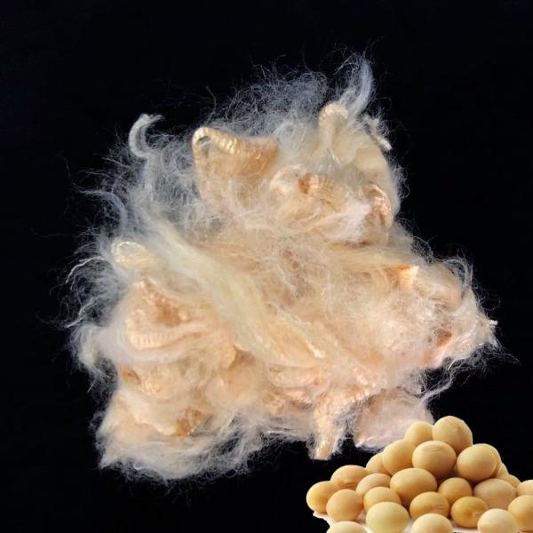 Buy cheap Raw Color Anti Ultraviolet Natural Soybean Protein Fiber 1.5Dx51MM from wholesalers