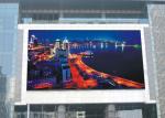Dustproof Outdoor Advertising LED Display , Fixed LED Screen Pixel Pitch 6 Pole
