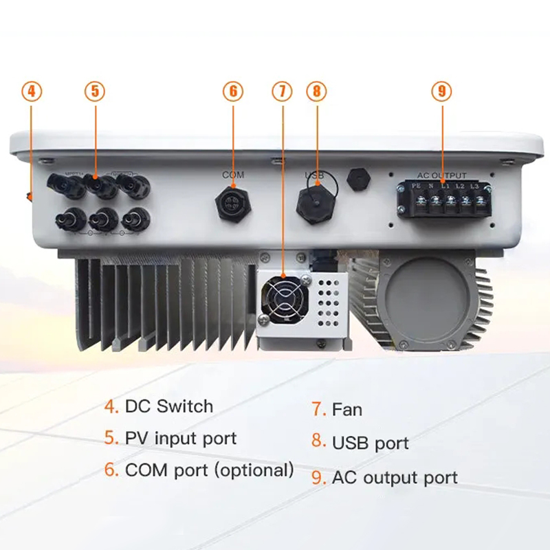 GROWATT Inverter MOD 8000TL3-XH Hybrid Three Phase High efficiency Growatt Solar Inverter
