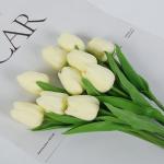 Tulip Variety Fake Wedding Bouquet Plastic Floral Arrangement in Multiple Colors