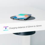 Waterproof ABS PC 20mm 32mm 19V 1A Qi Wireless Charger