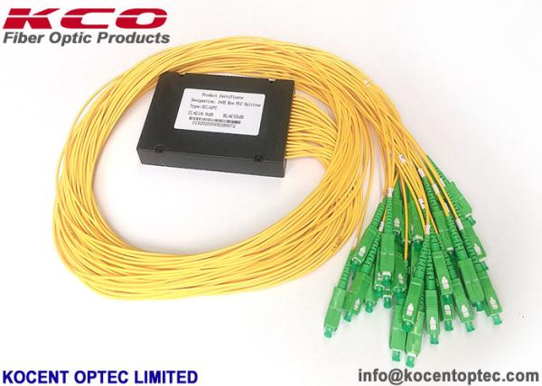 Buy cheap 1:32 SM G652D ABS Module Passive 1x32 Fiber Optic PLC Splitter from wholesalers