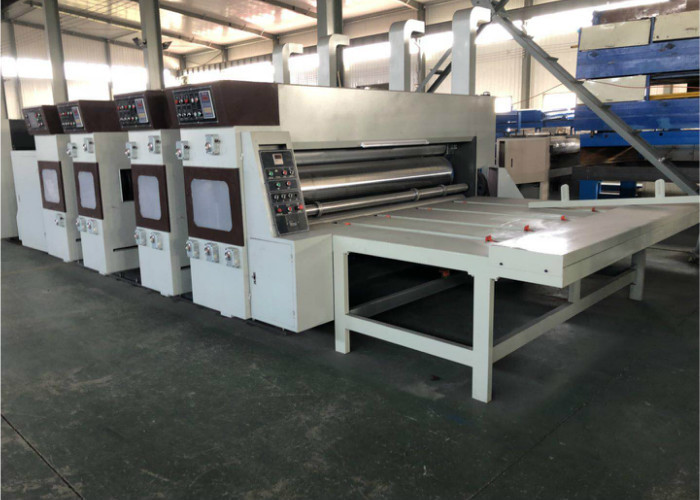 Semi Automatic Flexo Printer Slotter Machine Printing Size 2100*1250mm Thickness 4-7mm