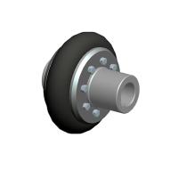 Buy cheap Custom Made LLA Type Tire Flexible Shaft Couplings JB/T10541-2005 product