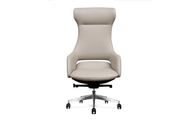 Buy cheap 135 Degree Modern Executive Office Chair , DIOUS Grey Leather Desk Chair from wholesalers