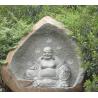 Buy cheap Chinese White Happy Laugh Carved Sitting Buddha Sculpture from wholesalers