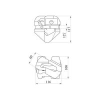 Buy cheap High Precision Lockable Stacking Cone Iso Container Fittings product