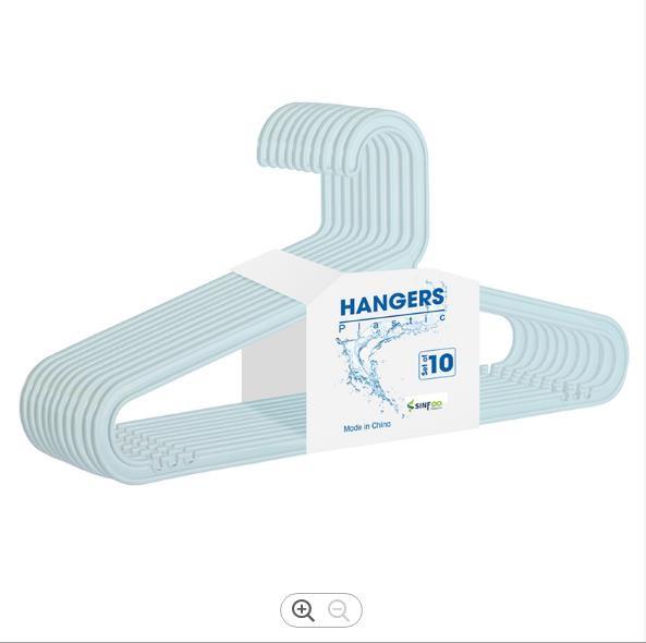 Buy cheap PP Thick Plastic Hangers Adult Clothes Plastic Garment Hangers from wholesalers