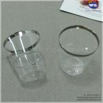9oz Party Cups/Old Fashioned Glass,Crystal Clear Fancy Disposable Wedding Party