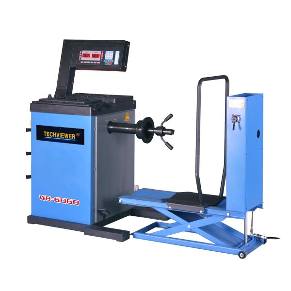 Buy cheap Truck Wheel Balancing Machine With tire lift Bus Tire Balancer from wholesalers