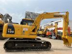 13 Ton Used Japan Komatsu PC130 Crawler Excavator With 800mm Track