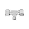 Buy cheap Tube Stainless Hydraulic Pipe Fittings Carbon Steel , Reducing Hydraulic Hose Tee Fittings TVR Series L/S from wholesalers