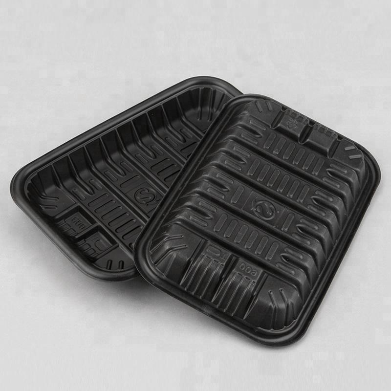Plastic lid thermoforming machine for sugarcane bagasse food container bowl