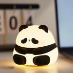 Cute Panda Led Light Usb Rechargeable Portable Night Lamp Touch Light kids table