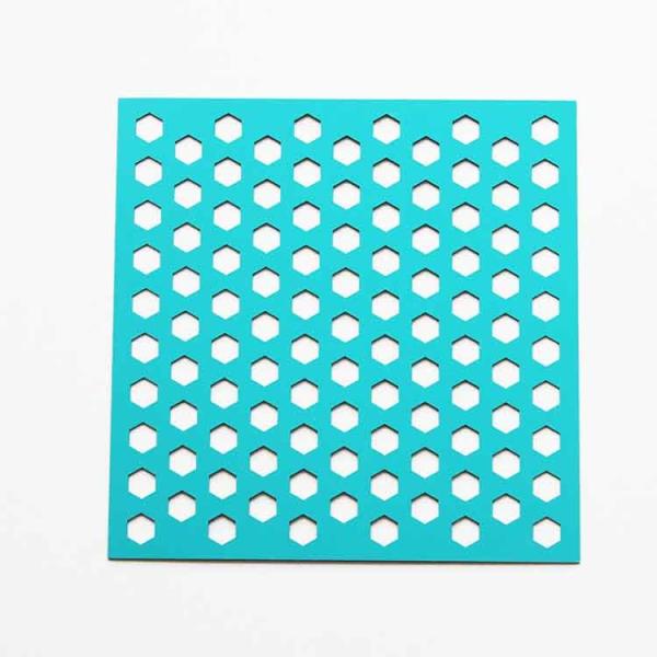 Buy cheap Galvanized Hexagonal Hole Perforated Sheet For Curtain Walls from wholesalers