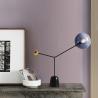 Buy cheap Modern creative Glass LED Table Lamp for Living Room Grass Shade Metal Black simple table lamp(WH-MTB-25) from wholesalers