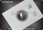 Anti Vandal Industrial Pointing Device Panel Mounted Trackball Stainless Steel