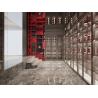 Buy cheap Opulent U-Shaped Stainless Steel Wine Cabinet Wine Display Cabinet For Home from wholesalers