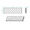 Buy cheap 600w Grow Plants Diamond LED Panel Full Spectrum Powerful Flowering Grow Light Led from wholesalers