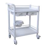 Portable Steel Medical Cart Emergency Multifunction Abs Hospital Trolley