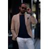 Buy cheap Double Breasted Camel Mens Casual Business Jacket No Tie from wholesalers