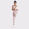 Buy cheap Breathable High Elastic Yoga Set Clothes Nylon Leggings And Sports Bra from wholesalers