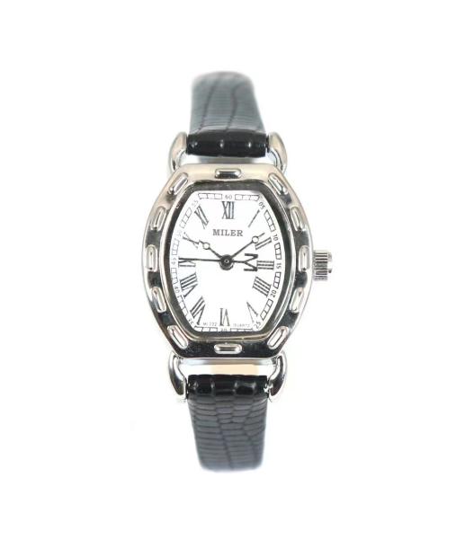 Buy cheap Stylish 30 Meters Water Resistant Quartz Wrist Watch / Leather Strap Quartz Watch with Engraved Logo from wholesalers