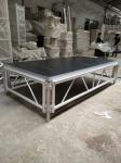 Aluminum Outdoor Movable Stage Platform , Portable DJ Stage Outdoor Adjustable