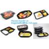 Buy cheap Food container tray,Black 5 Compartment Food Packaging Blister Plastic Fruit Tray,blister plastic microwave food ovenabl from wholesalers