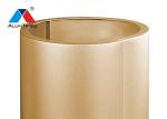 PVDF Coating 3mm Aluminum Column Covers , Fireproof Round Metal Column Covers