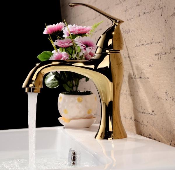 Buy cheap Modern single lever polished brass bathroom faucet bath taps from wholesalers