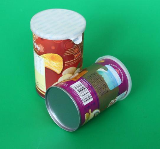 Buy cheap Environmental Dry Fruits / Chips Paper Composite Cans , Aluminium Foil Cover from wholesalers