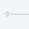 Buy cheap 1.6m 2m Pipe Curtain Rods White Golden Single Home Decoration from wholesalers