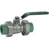 Buy cheap PN16 Telfon Sealing Brass Ball Valves Level Hand PPR Ball Valves 1/2 - 4 Inch 320g from wholesalers