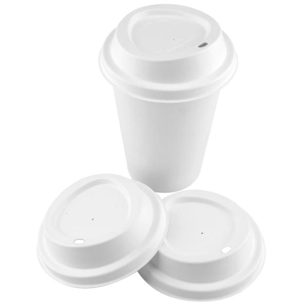 Buy cheap 100% Biodegradable Capsul Cups Cover Bubble Recyclable Disposable Bagasse Cups Lids For Coffee Cup from wholesalers