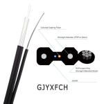 Lightweight Waterproof LSZH/PVC Jacket FTTH Network Indoor Drop Cable