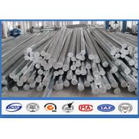 Buy cheap 9M 10M Electric Distribution Galvanized Steel Pole tapered steel tube 10 KV ~ product