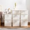 Buy cheap Tall And Short OEM Stacking Storage Bins On Wheels Pp from wholesalers