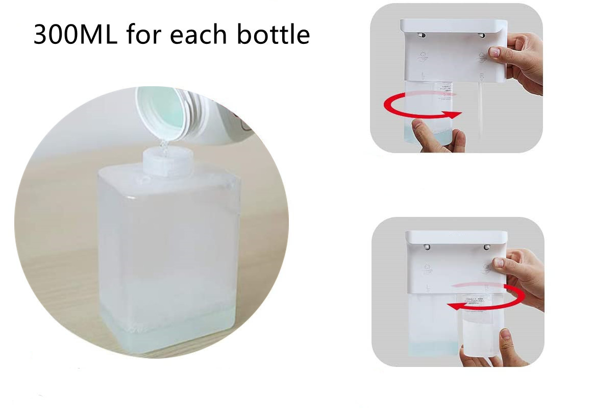 ABS Automatic Foam Liquid Soap Dispenser ODM CE USB Rechargeable
