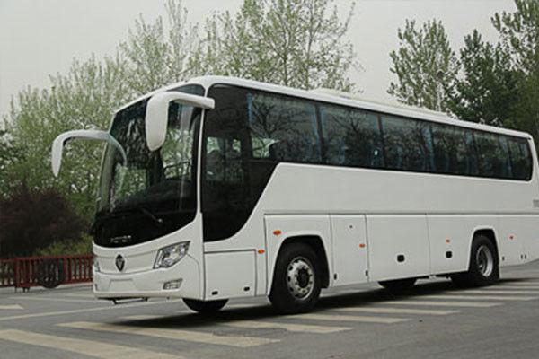 Buy cheap 53 Seats Foton Used Tour Bus Euro III Emission For The Passenger Traveling from wholesalers
