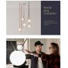 Buy cheap Minimalist Duplex Floor Wabi Sabi Style Designer Villa Belt Living Room Dining Room linear pendant lighting(WH-AP-560） from wholesalers