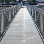Private Berths Aluminum Floating Dock Marine For Yacht Clubs Wood Plastic