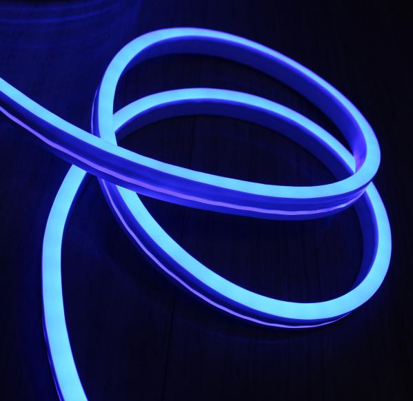 Buy cheap 12V Ultra slim RGB Color changing Neon Rope Flexible flat surface 11x19mm side view from wholesalers
