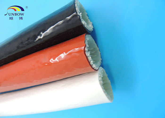 Heat-resistant Silicon Coated Fireproof Performance Glass Fabric Sleeve Eco-friendly