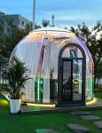 Full House Outdoor Prefabricated Luxury Glass Polycarbonate Garden Double Dome