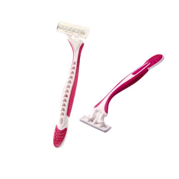 Buy cheap High Performance Men'S Disposable Razors With Triple Stainless Steel Razor Blade from wholesalers