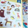 Buy cheap Children Cartoon Sticker Label Die Cut With Laser Silver Stamping from wholesalers