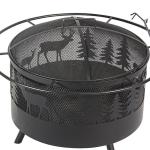 Metal Wire Heating Round Stainless Steel Barbecue Grills 552*550*550mm