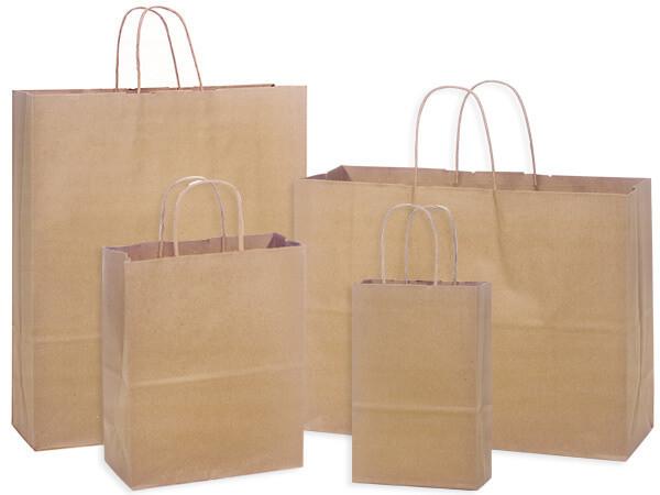 Buy cheap UV Coating Recyclable 125 Gram Kraft Paper Bags For Shopping Packing from wholesalers